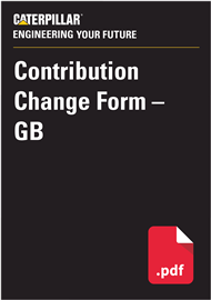 CONTRIBUTION CHANGE FORM – GB