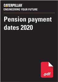 PENSION PAYMENT DATES 2020