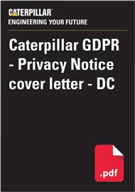 GDPR - PRIVACY NOTICE COVER LETTER - DC