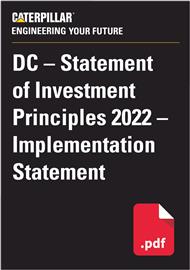 DC – STATEMENT OF INVESTMENT PRINCIPLES 2022 – IMPLEMENTATION STATEMENT