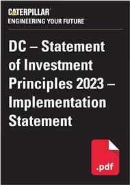 DC – STATEMENT OF INVESTMENT PRINCIPLES 2023 – IMPLEMENTATION STATEMENT